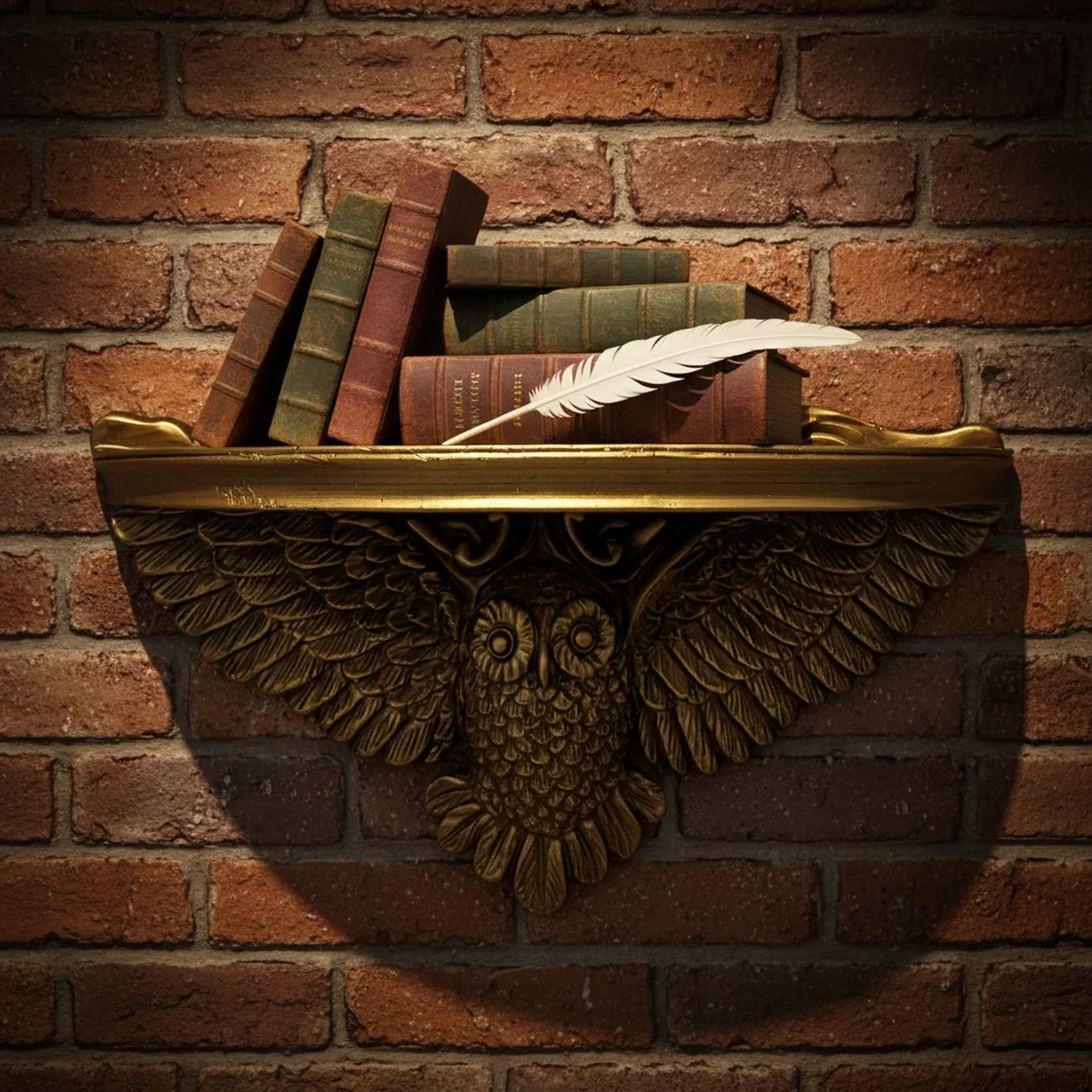 Vintage Resin Floating Wall Shelf