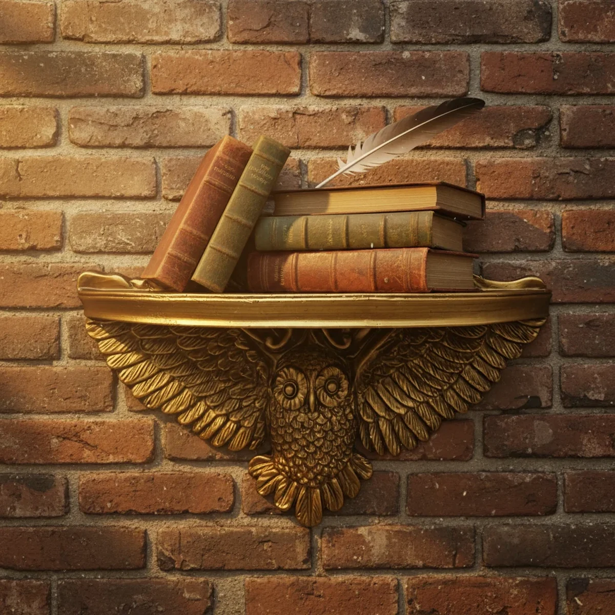 Vintage Resin Floating Wall Shelf