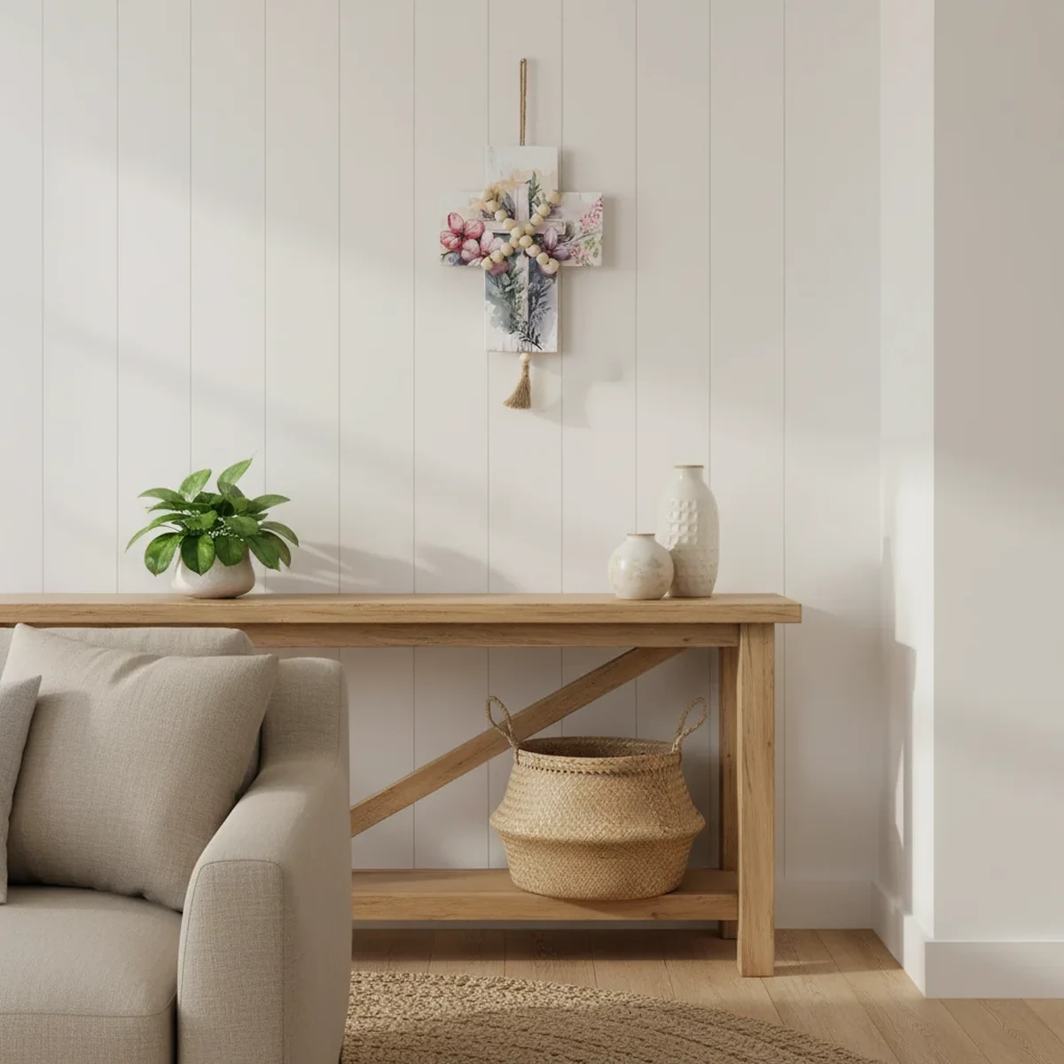 Bohemian Solid Wood Garland Wall Decor