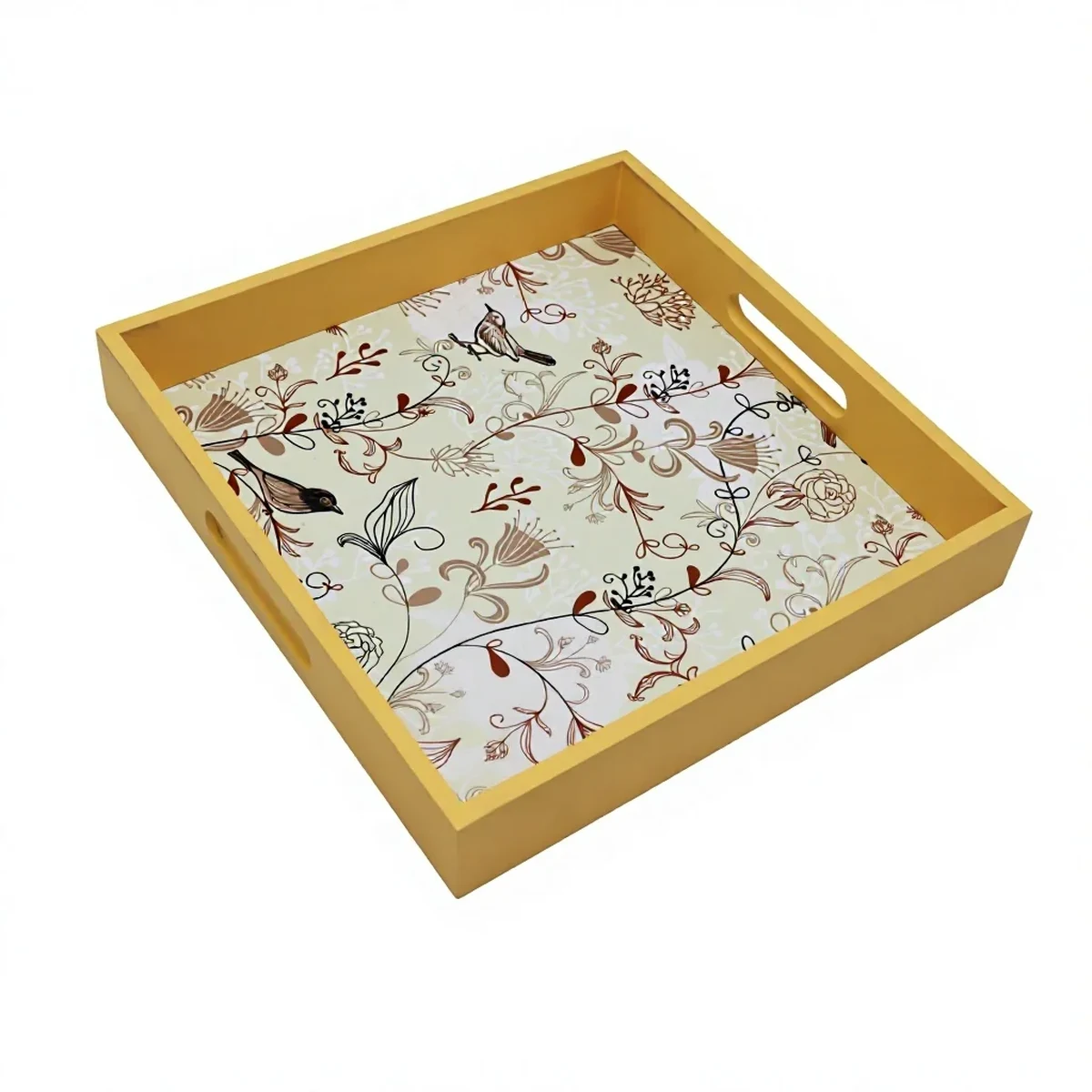 Classic Solid Wood Decorative Tray
