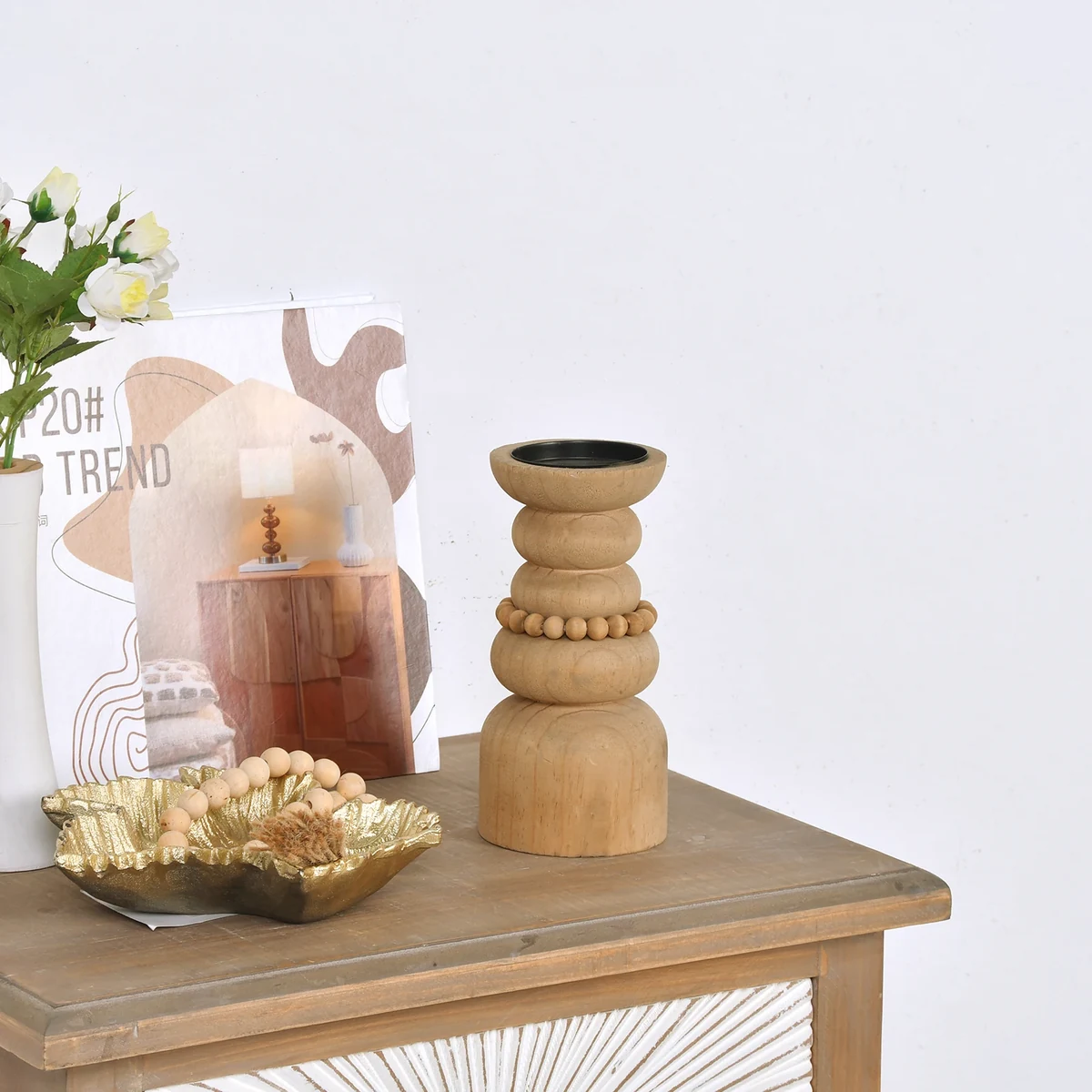 Rustic Solid Wood Home Accent