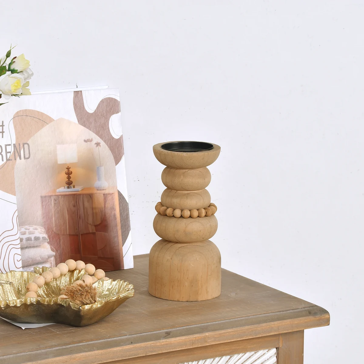 Rustic Solid Wood Home Accent