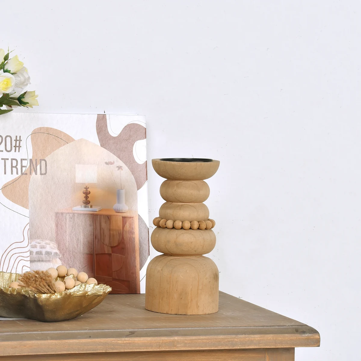Rustic Solid Wood Home Accent