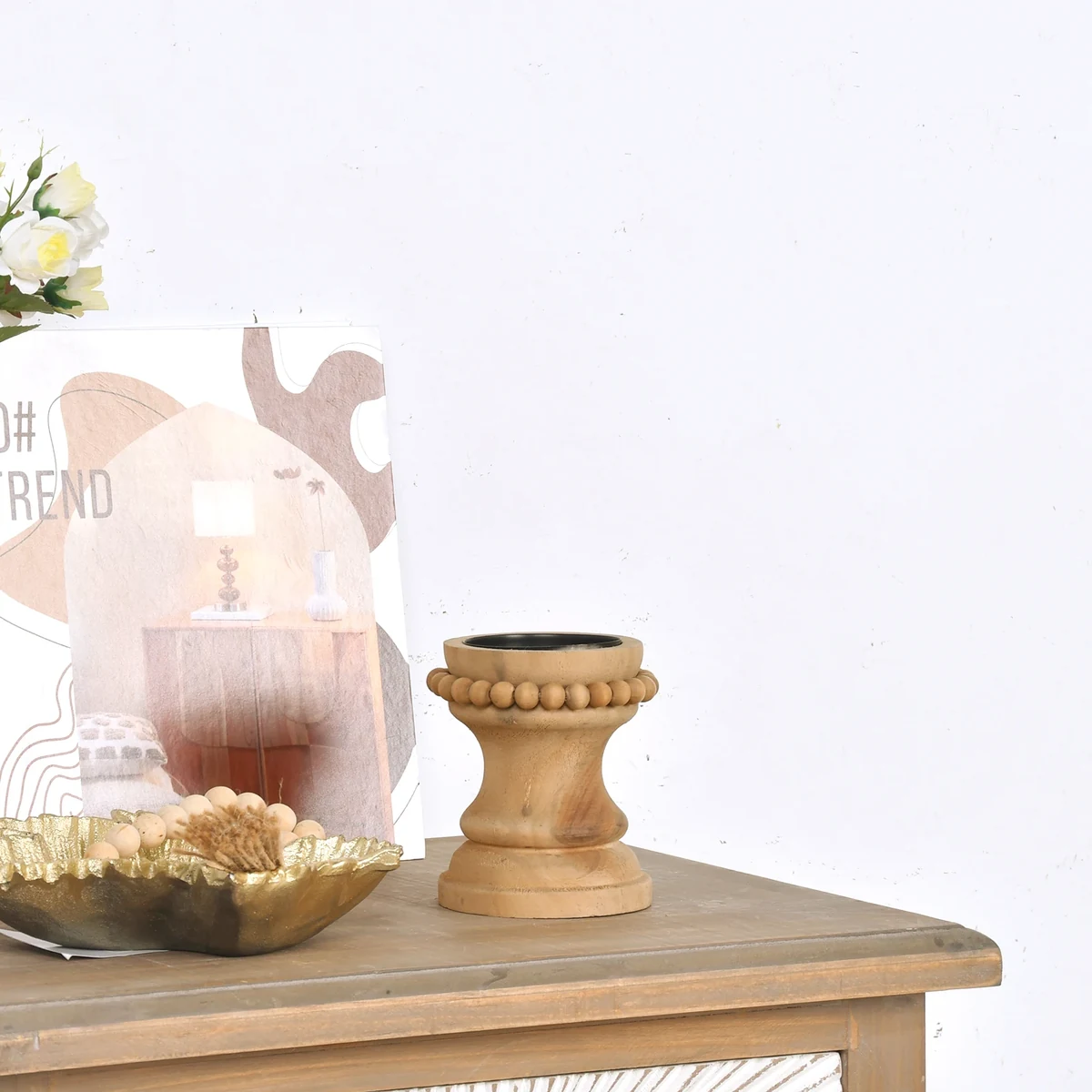 Rustic Solid Wood Home Accent