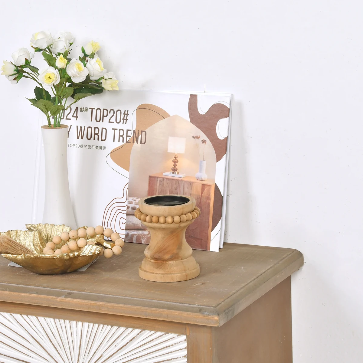 Rustic Solid Wood Home Accent