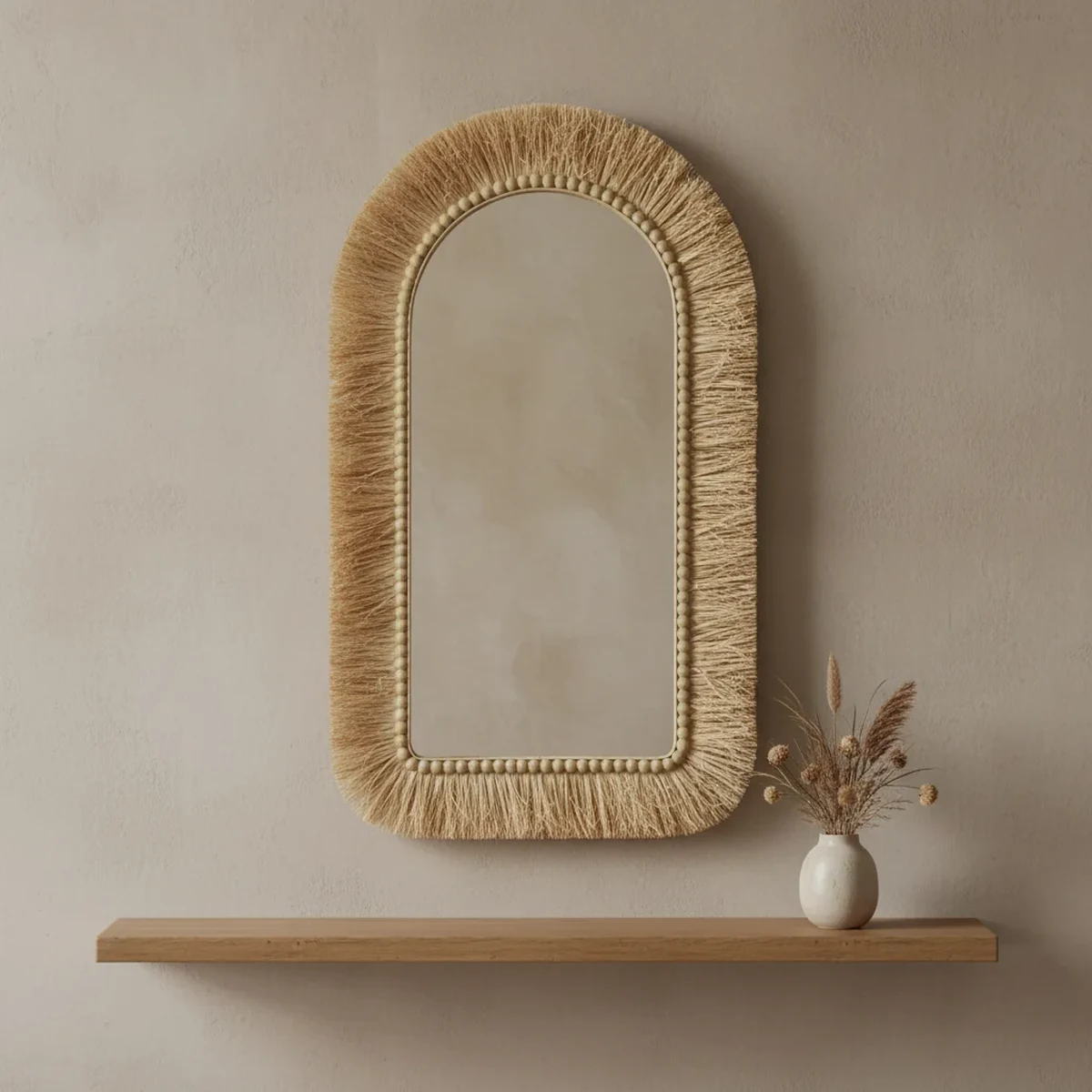 Art Deco Grass Arch Wall Mirror