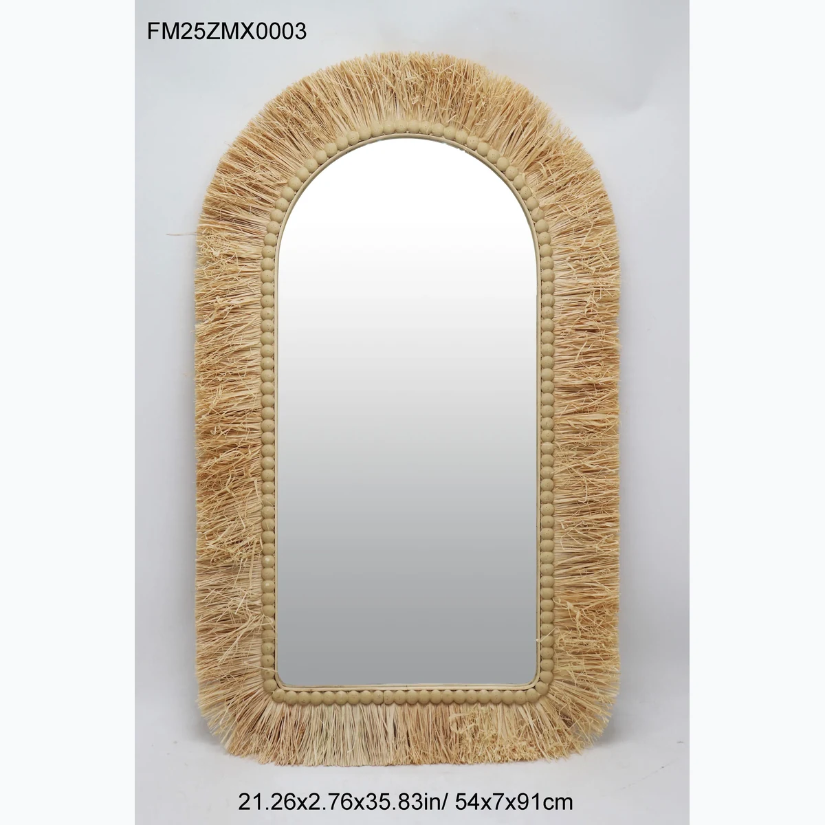 Art Deco Grass Arch Wall Mirror