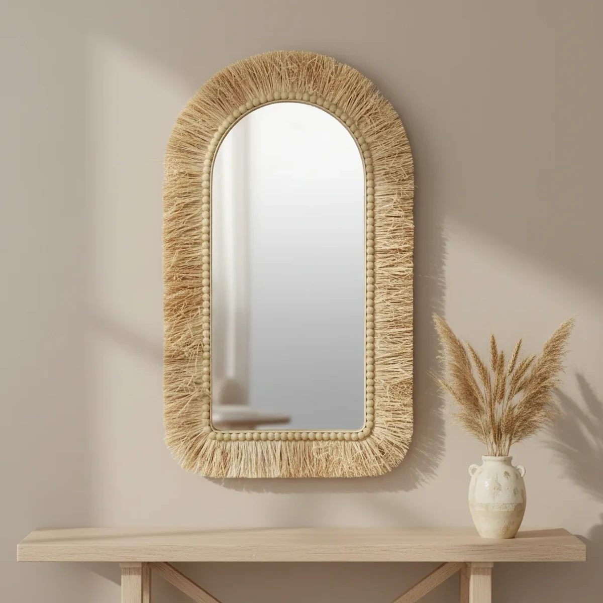 Art Deco Grass Arch Wall Mirror