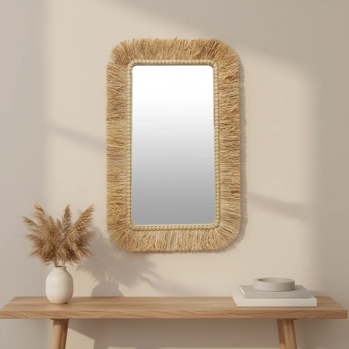 Art Deco Grass Wall Mirror