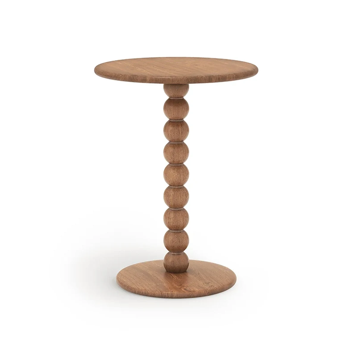 Farmhouse Solid Wood Round Coffee Accent Table