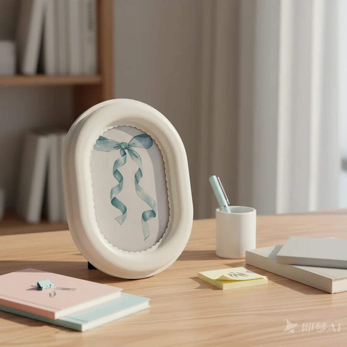 Classic Solid Wood Oval Picture Frame