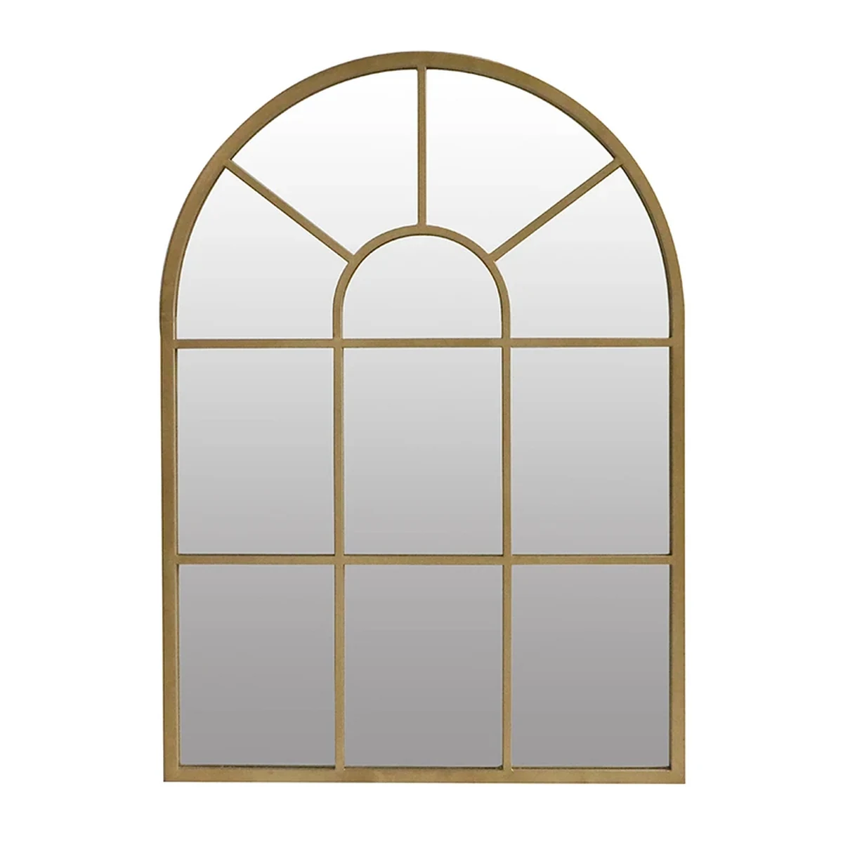 Modern Metal Arch Wall Mirror