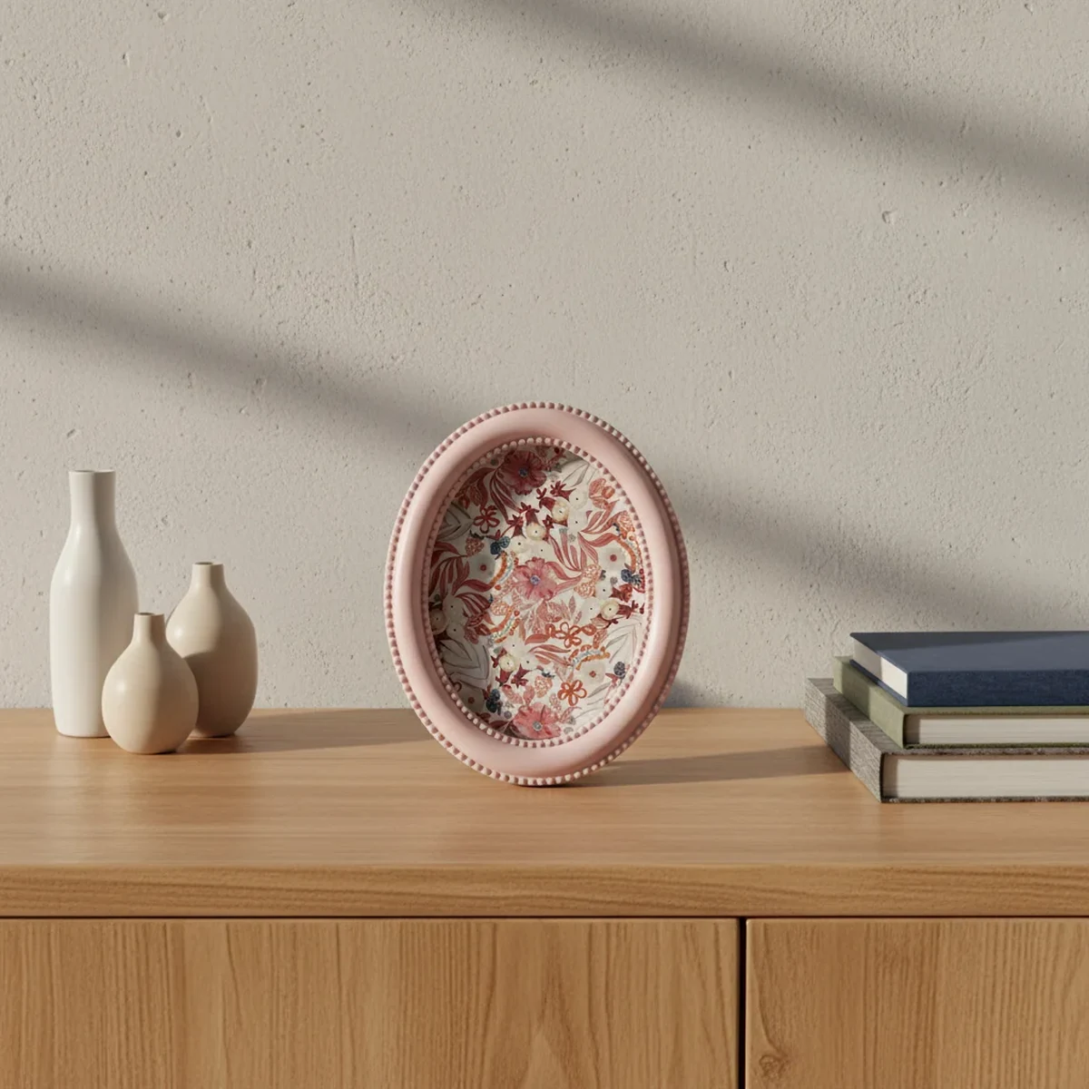 Modern Resin Oval Picture Frame