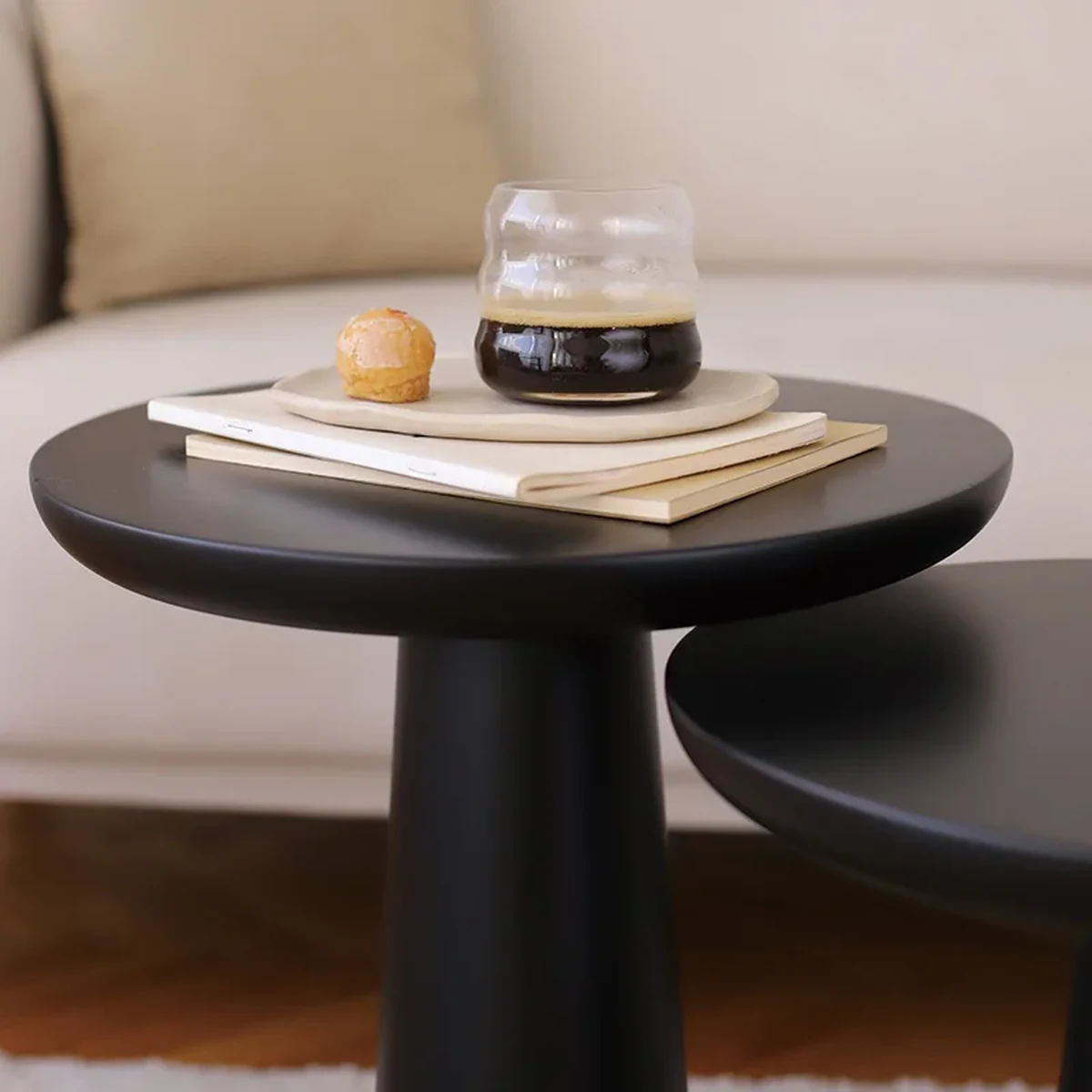 Modern Solid Wood Coffee Side Accent Table