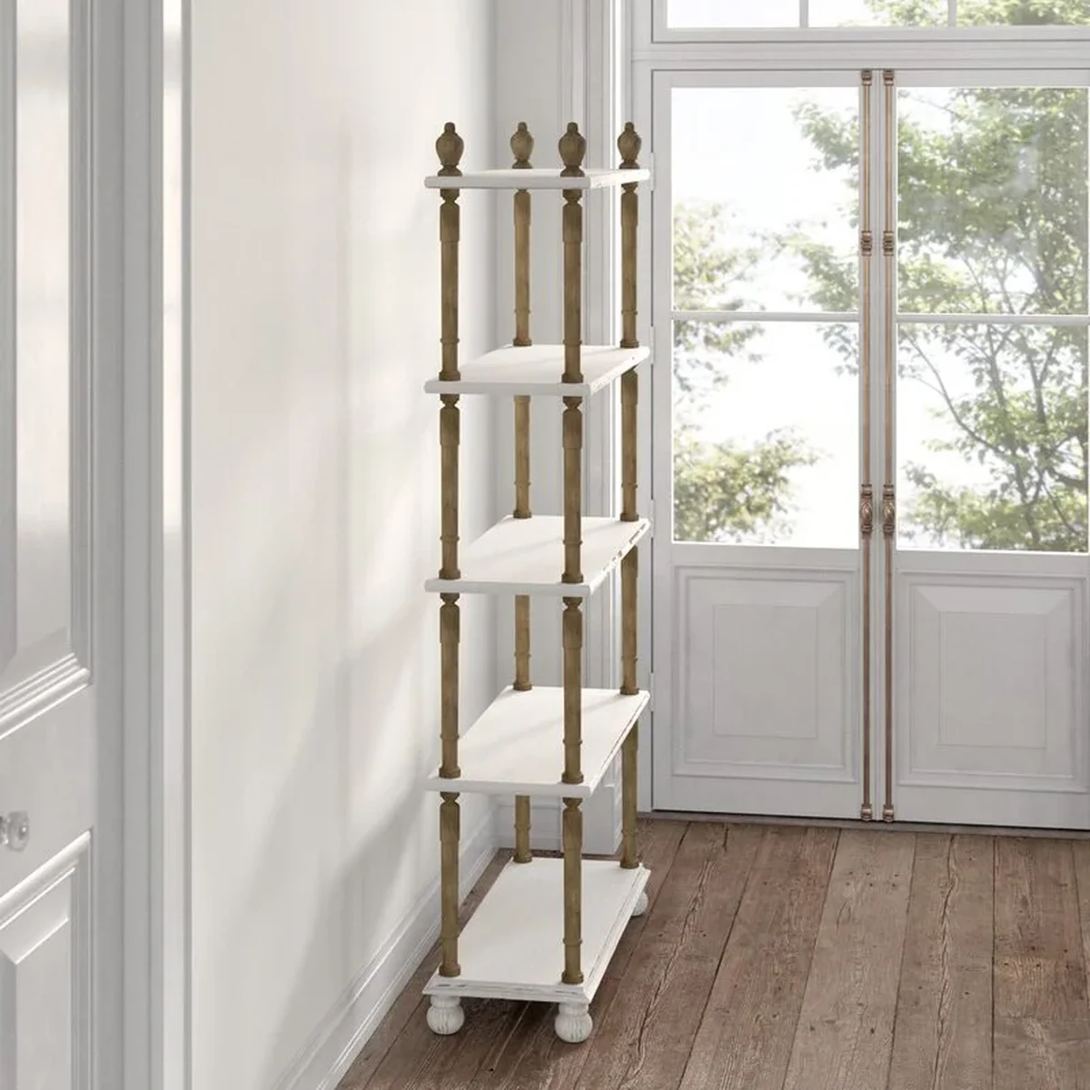 Rustic Solid Wood Floating Wall Shelf