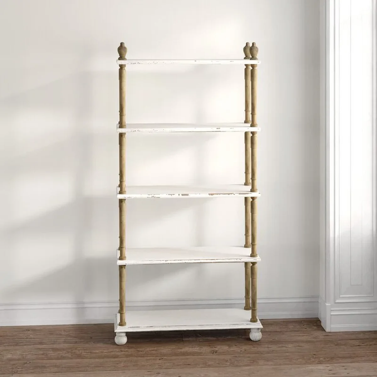 Rustic Solid Wood Floating Wall Shelf