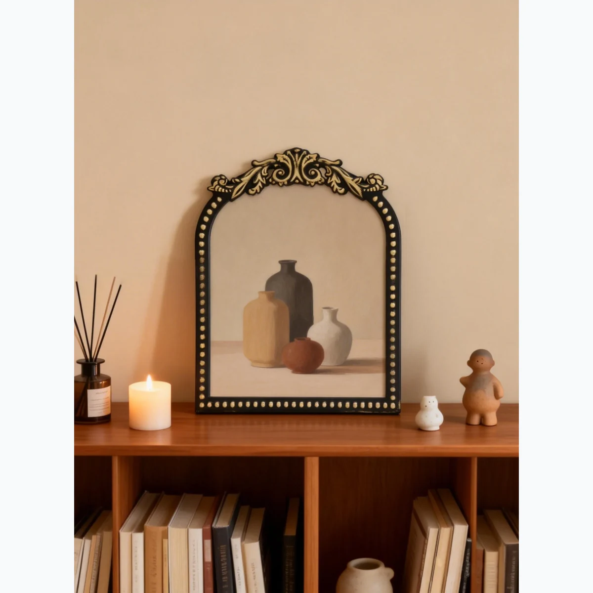 Art Deco Metal Arch Picture Frame
