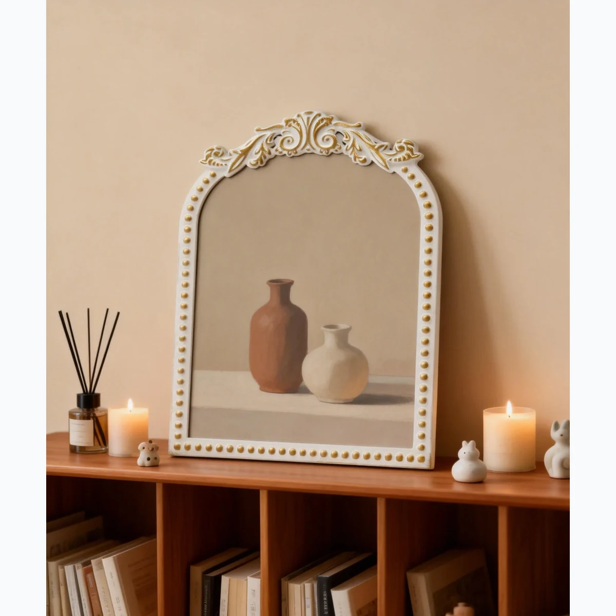 Art Deco Metal Arch Picture Frame