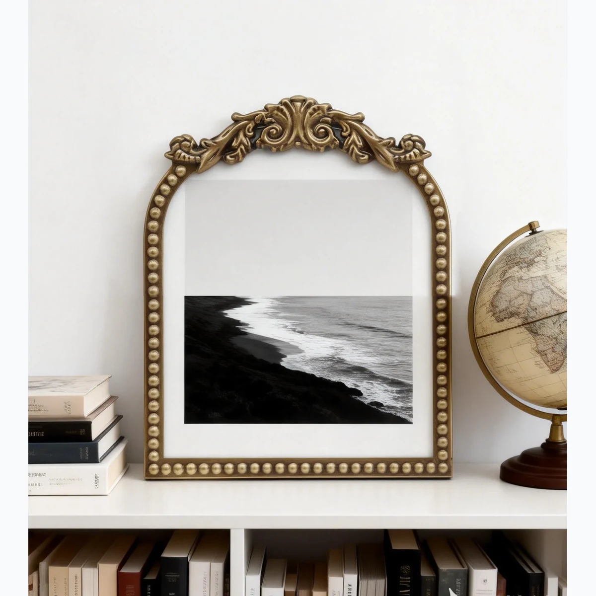 Art Deco Metal Arch Picture Frame