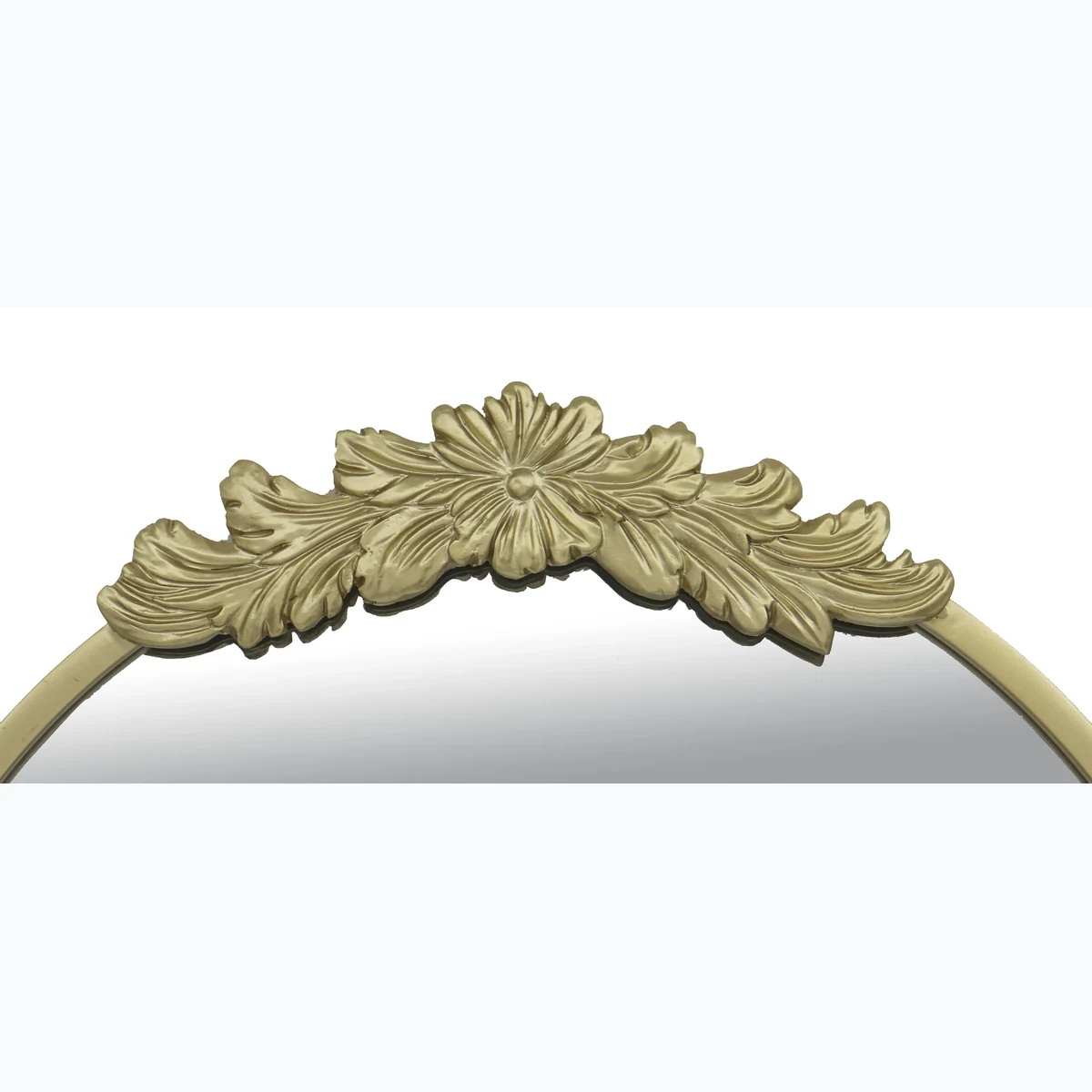 Antique Metal Arch Wall Mirror