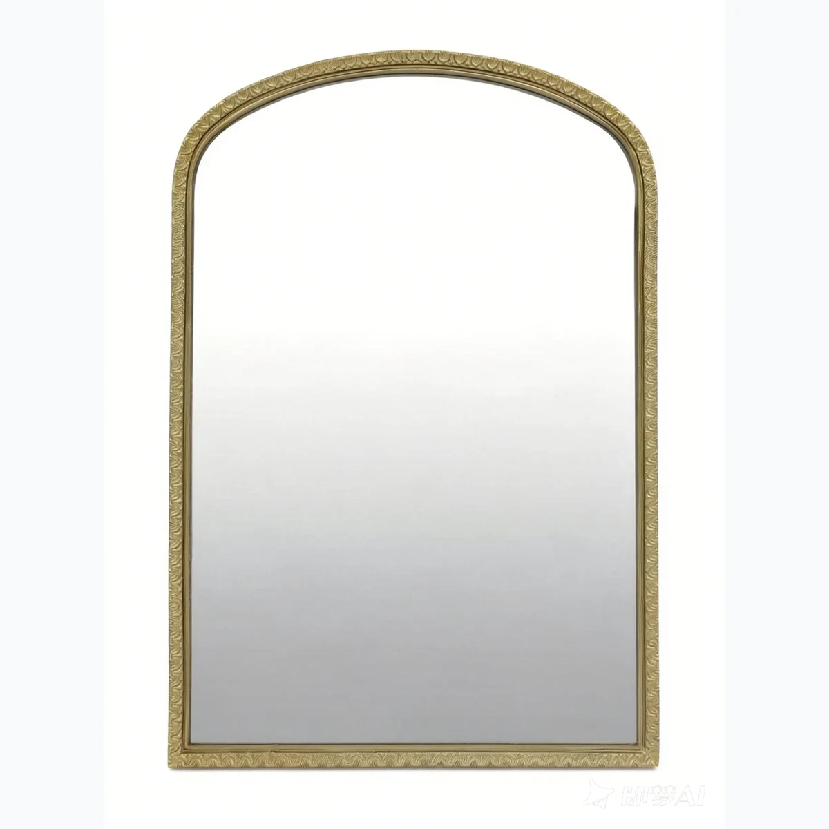 Antique Solid Wood Wall Mirror