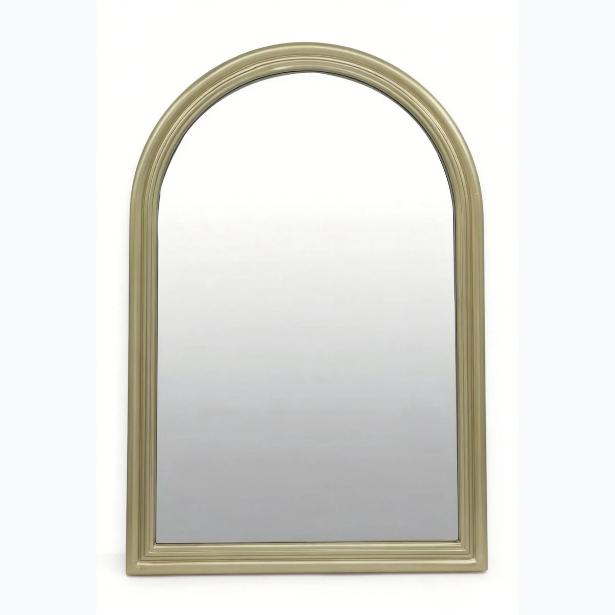 Modern Solid Wood Arched Arch Wall Mirror