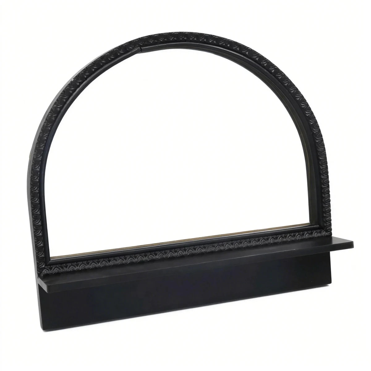Art Deco Solid Wood Arched Arch Wall Mirror
