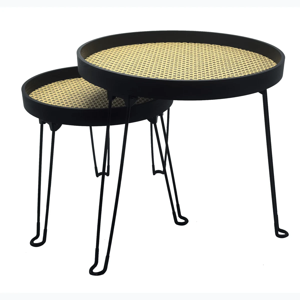 Modern Bamboo Coffee Side Accent Table