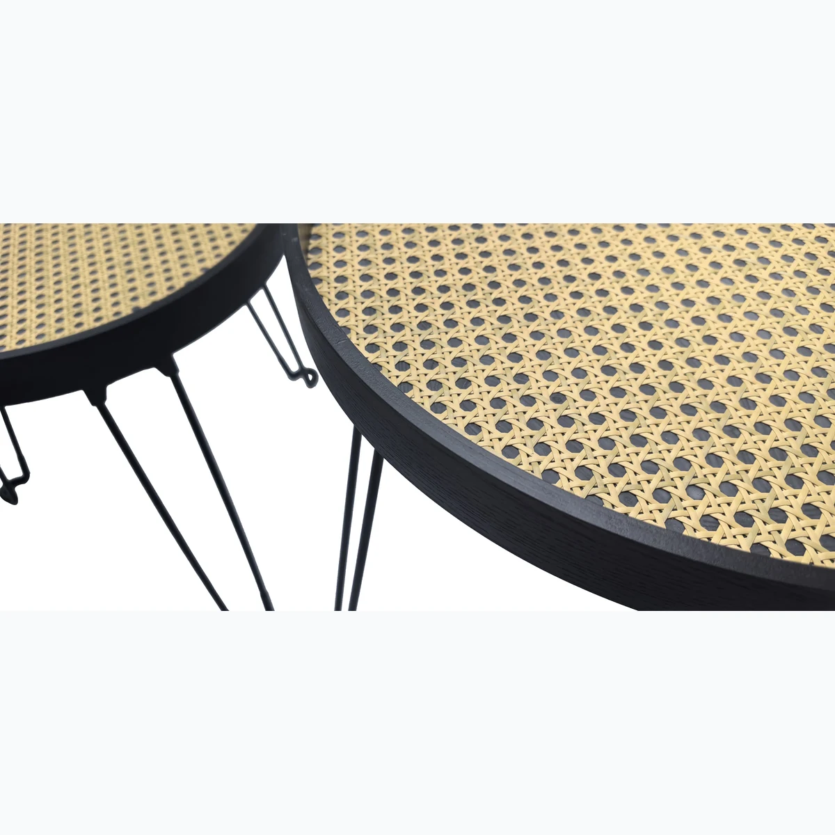 Modern Bamboo Coffee Side Accent Table