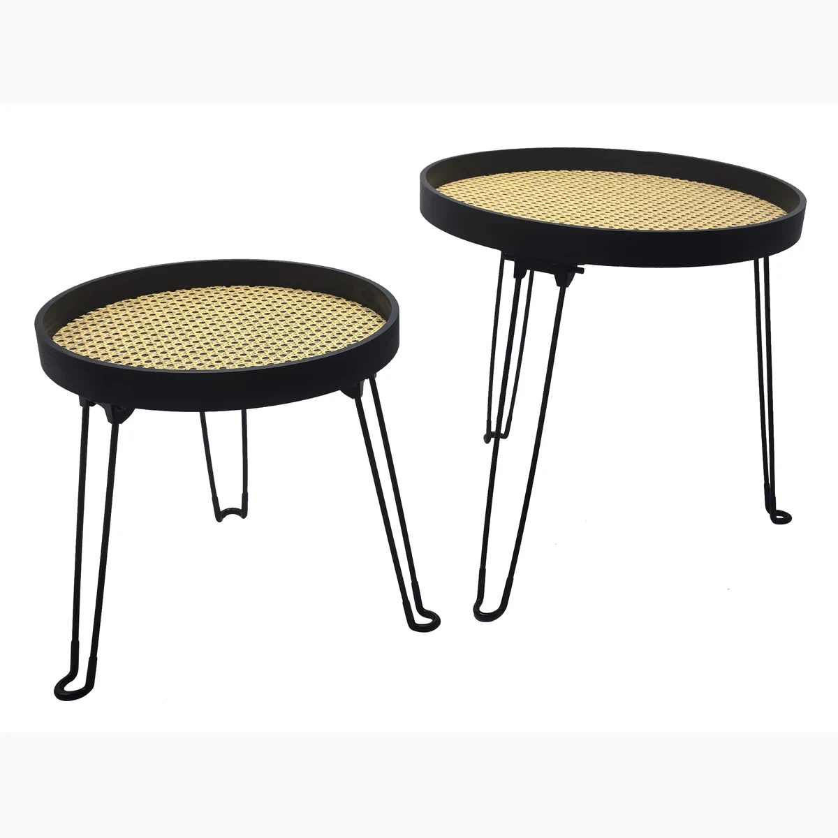 Modern Bamboo Coffee Side Accent Table