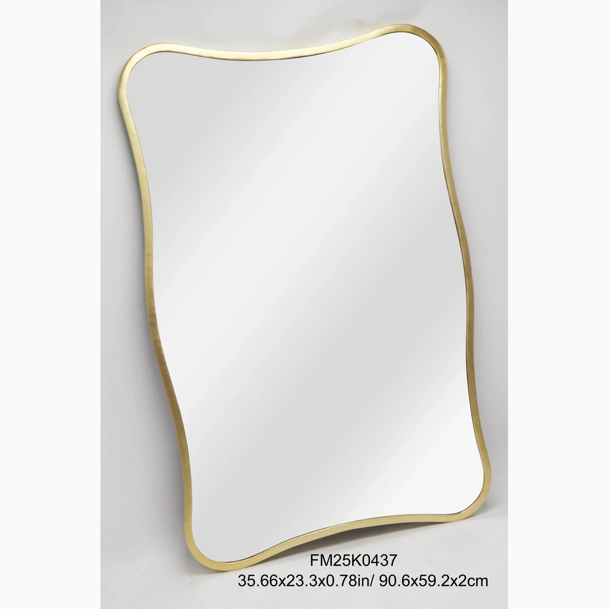 Modern Metal Wall Mirror