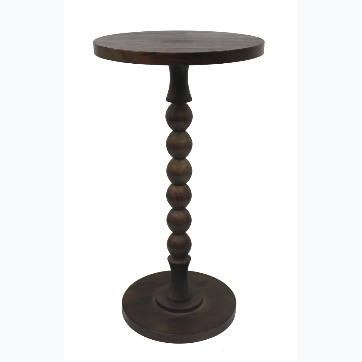 Modern Solid Wood Round Coffee Accent Table