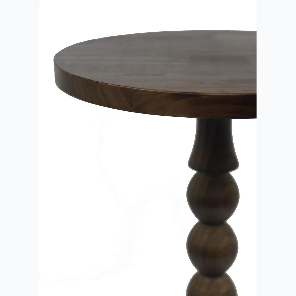 Modern Solid Wood Round Coffee Accent Table