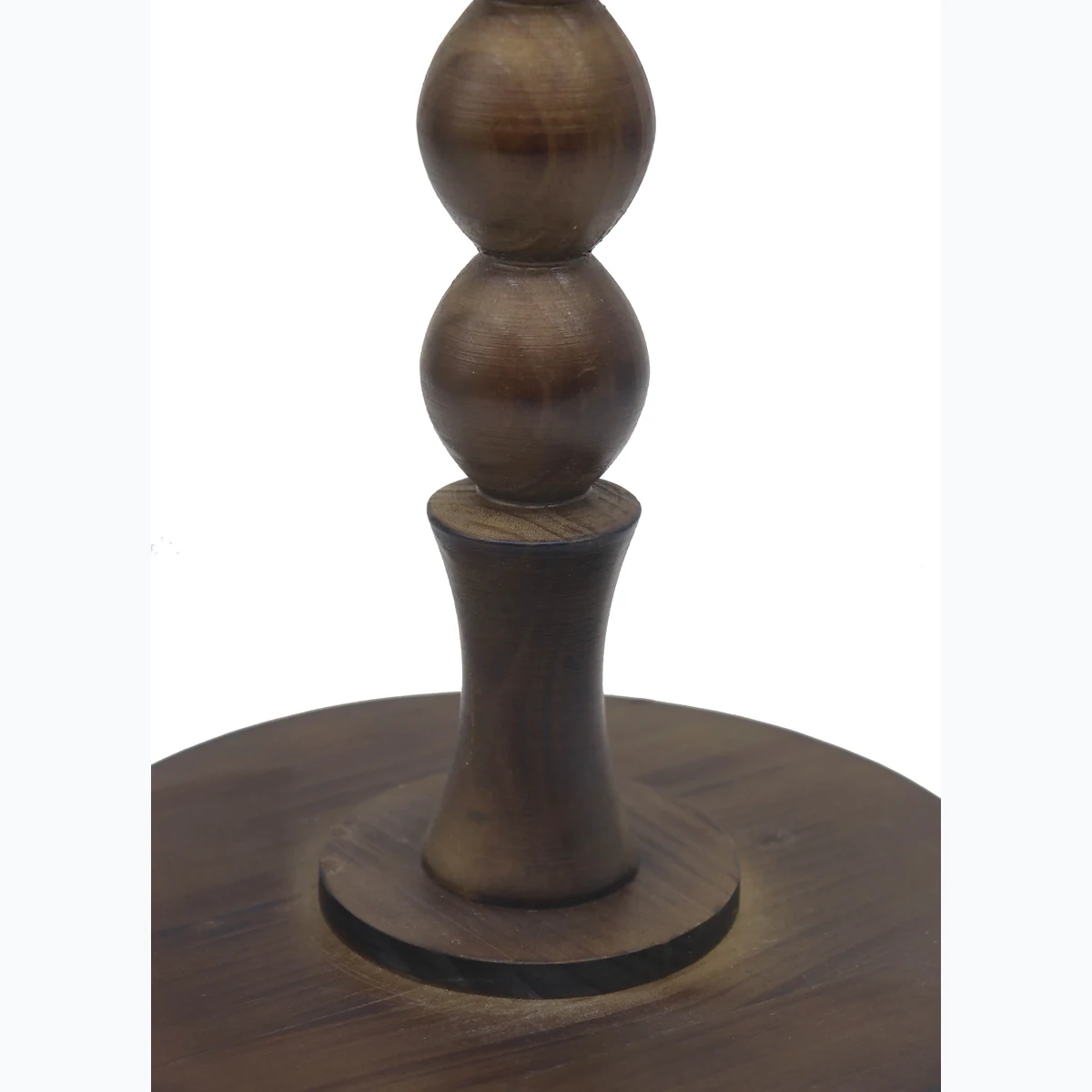 Modern Solid Wood Round Coffee Accent Table