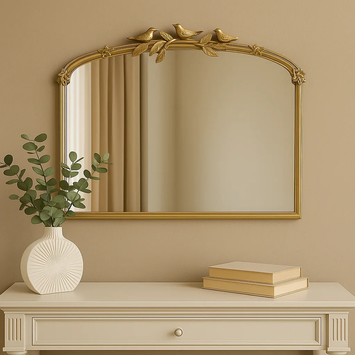 Vintage Resin Wall Mirror