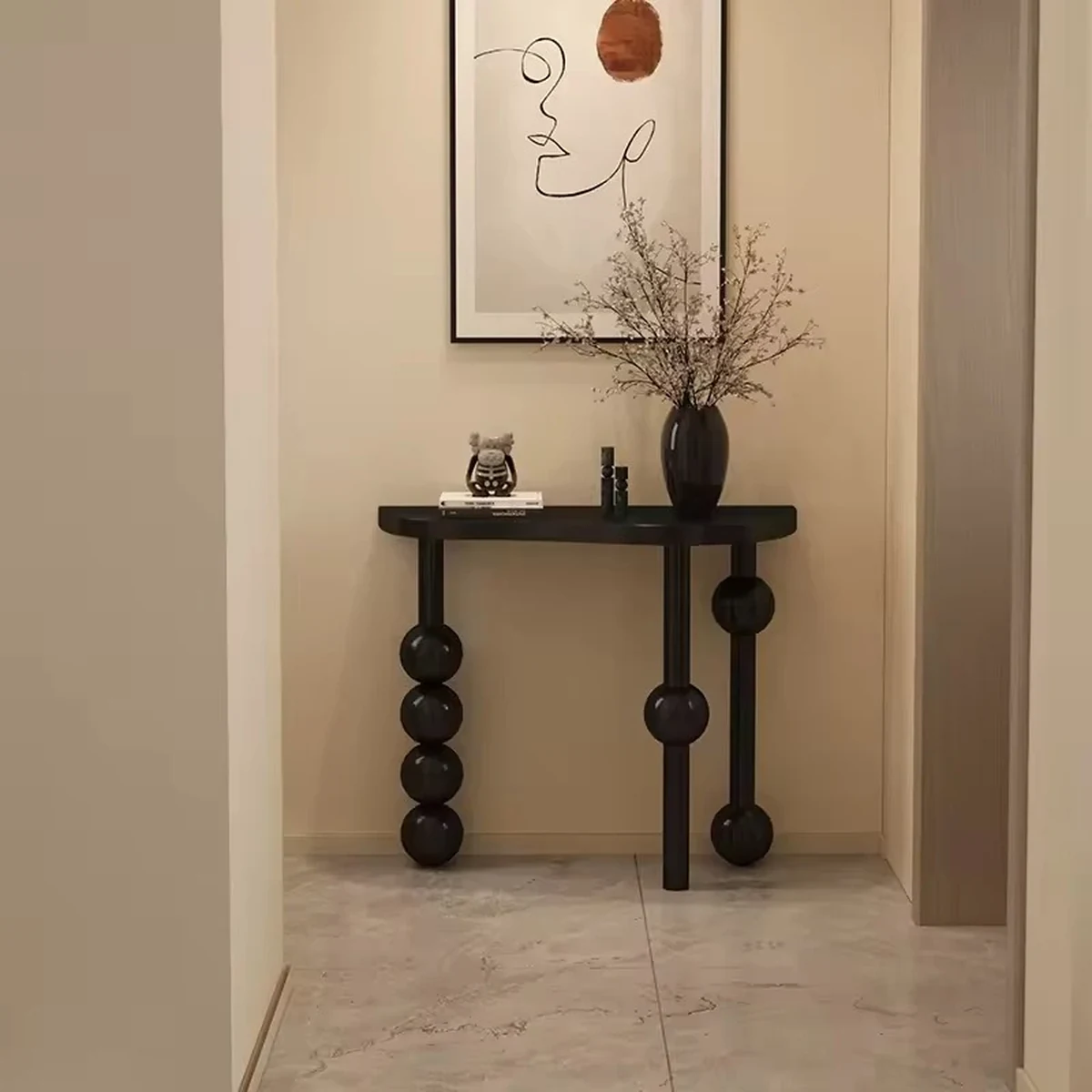 Vintage Solid Wood Console Accent Table