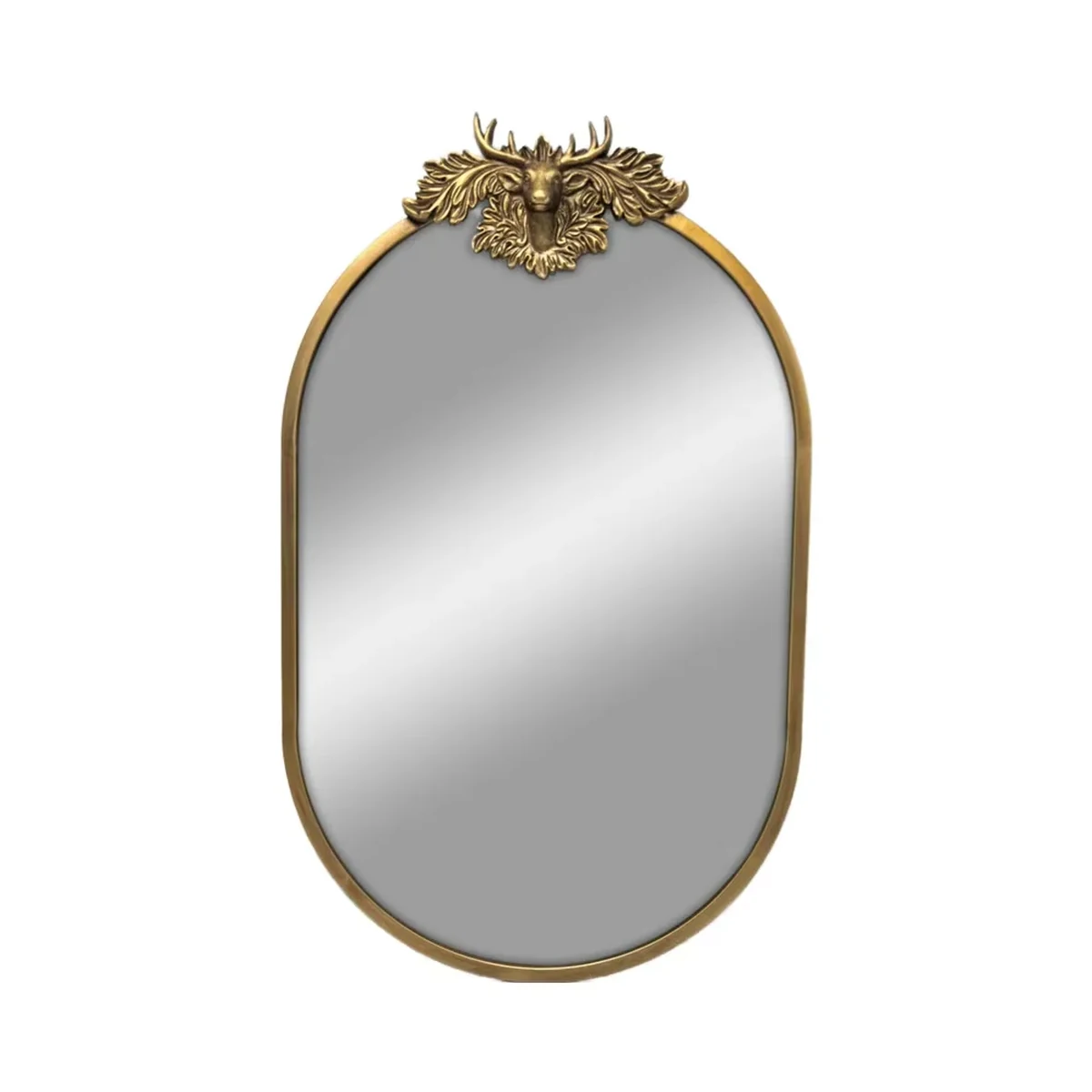Art Deco Metal Wall Mirror