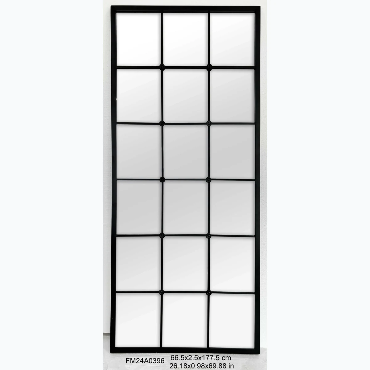 Classic Metal Full-Length Mirror