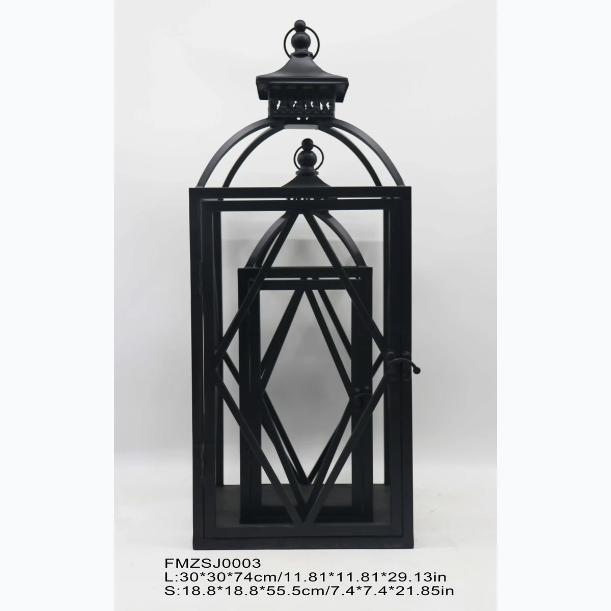 Classic Metal Lantern Home Accent