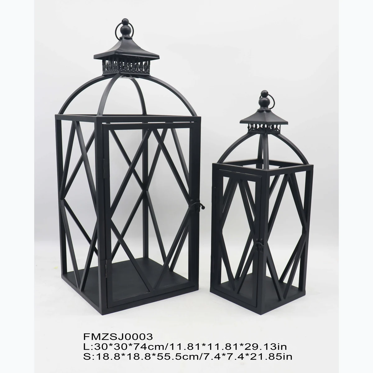 Classic Metal Lantern Home Accent