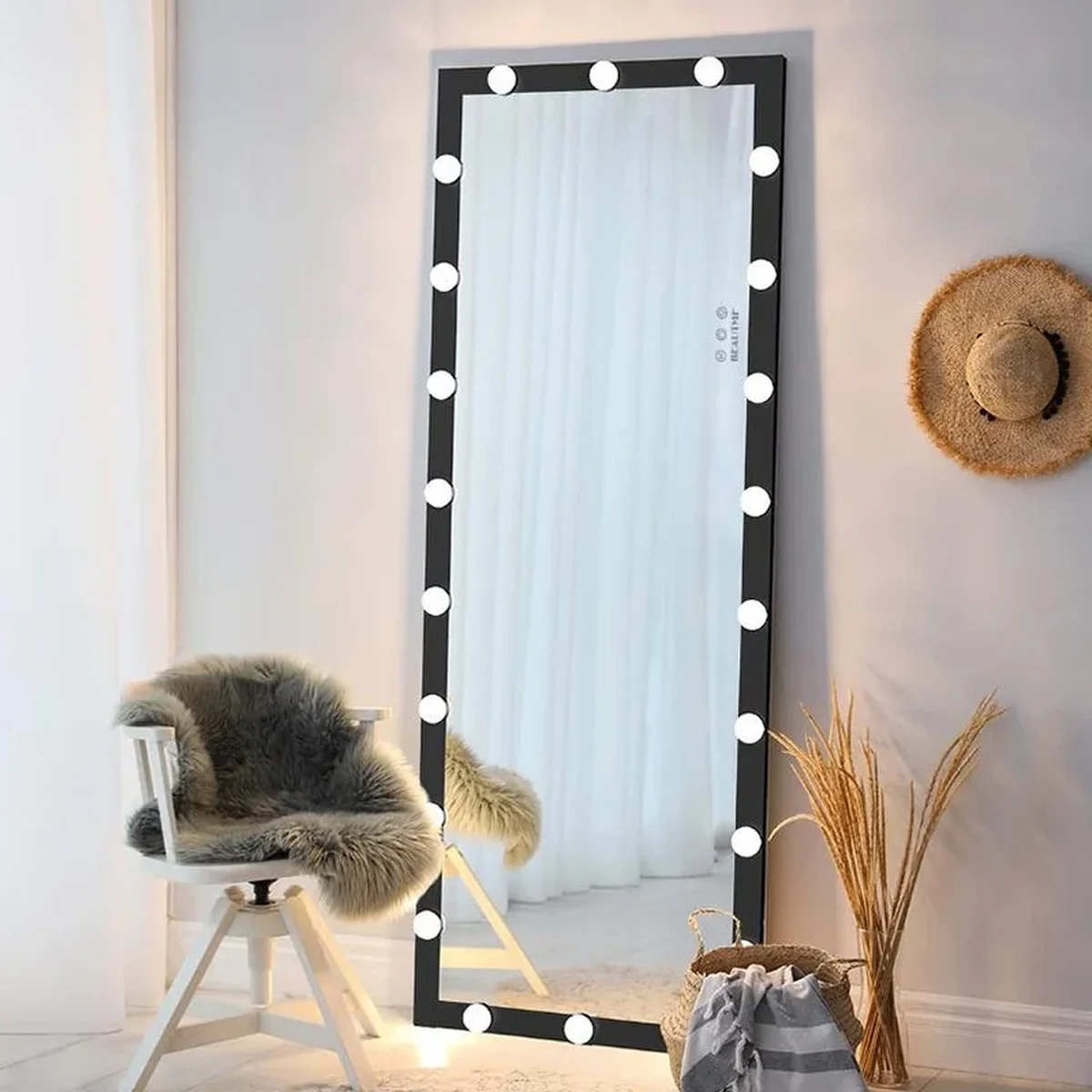 Classic Glass Rectangle Full-Length Mirror