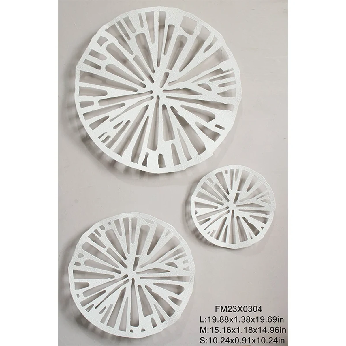 Art Deco Metal Wall Plaque