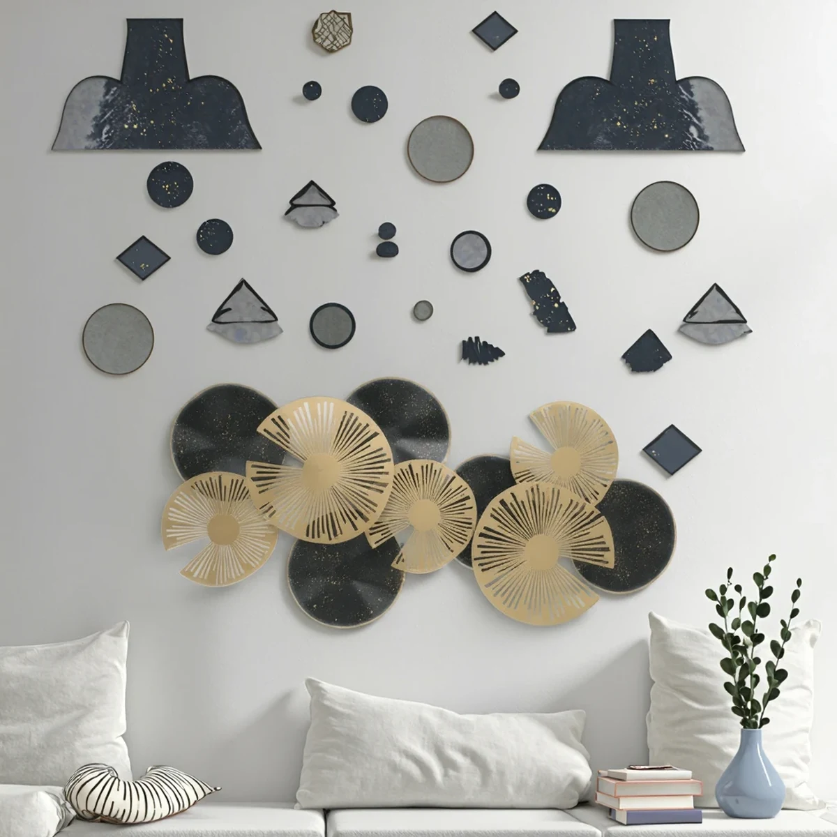 Classic Metal Round Wall Decor