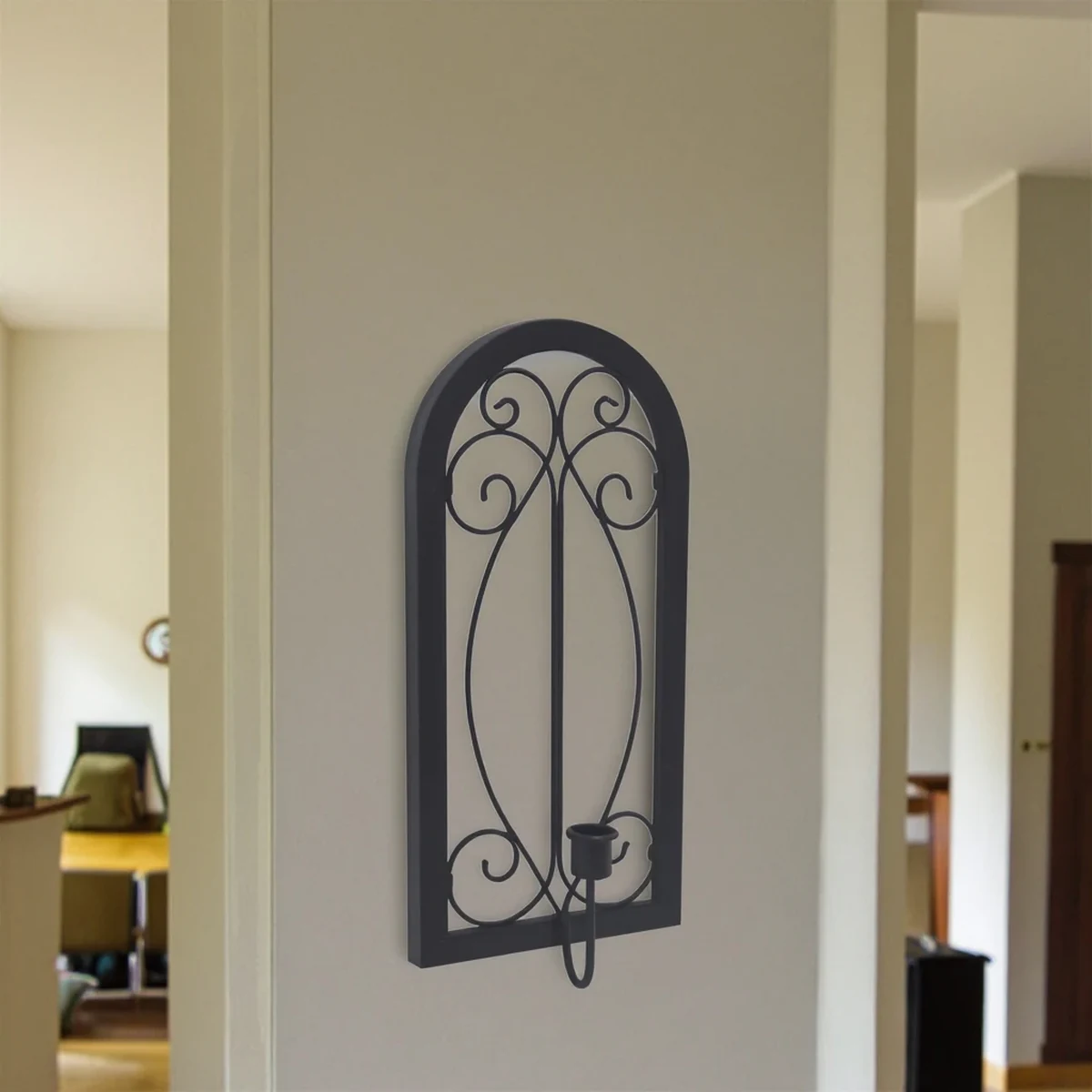 Antique Metal Sconce Home Accent