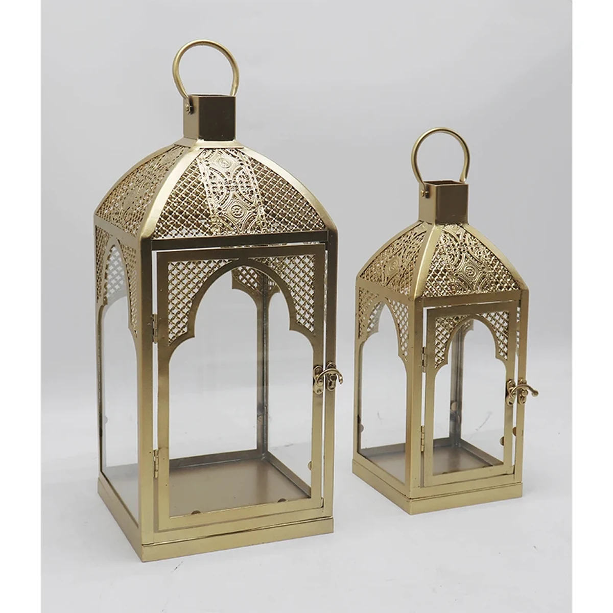 Classic Metal Lantern Home Accent