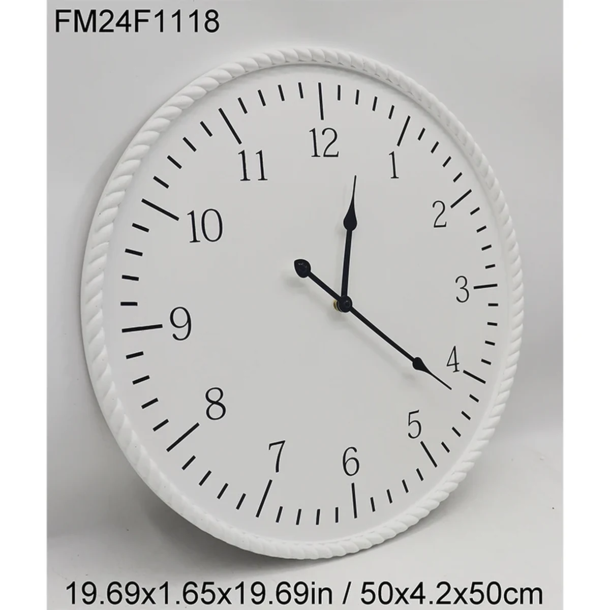 Minimalist Solid Wood Wall Clock