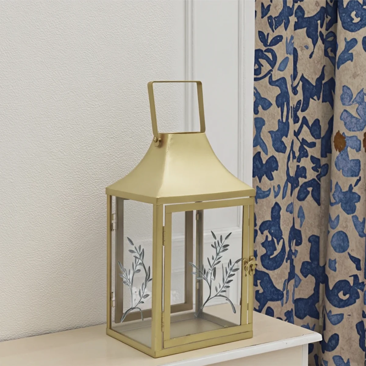 Classic Metal Lantern Home Accent