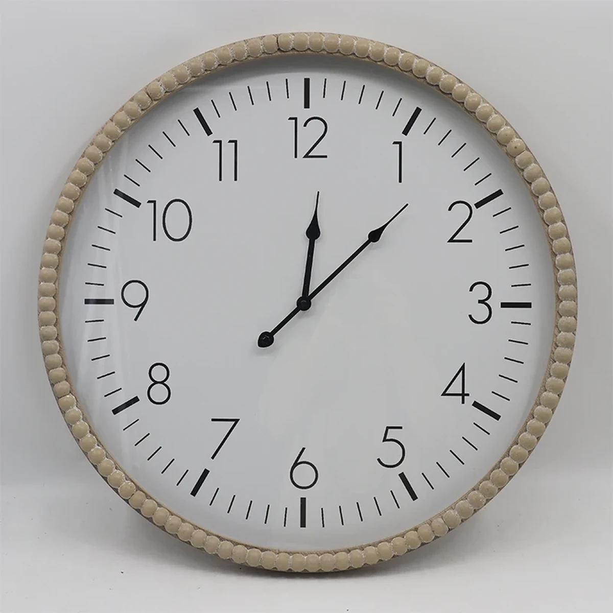 Modern Solid Wood Round Wall Clock