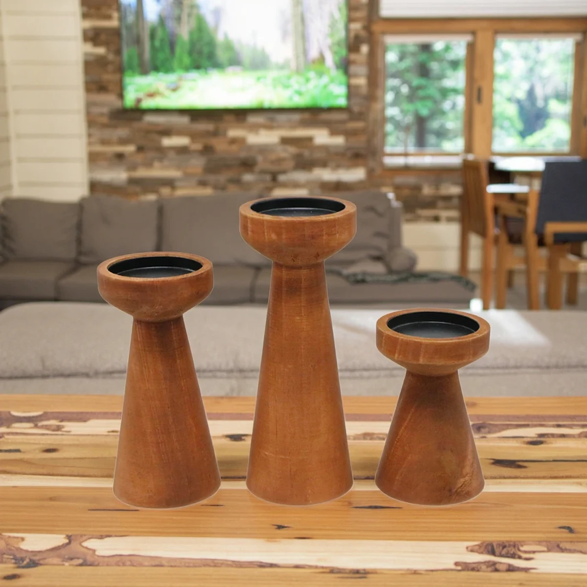 Rustic Solid Wood Home Accent