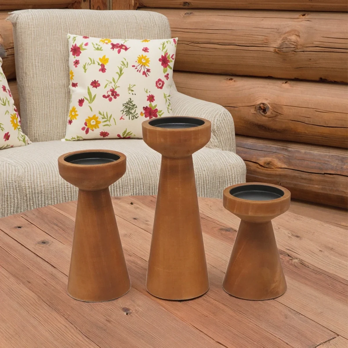 Rustic Solid Wood Home Accent